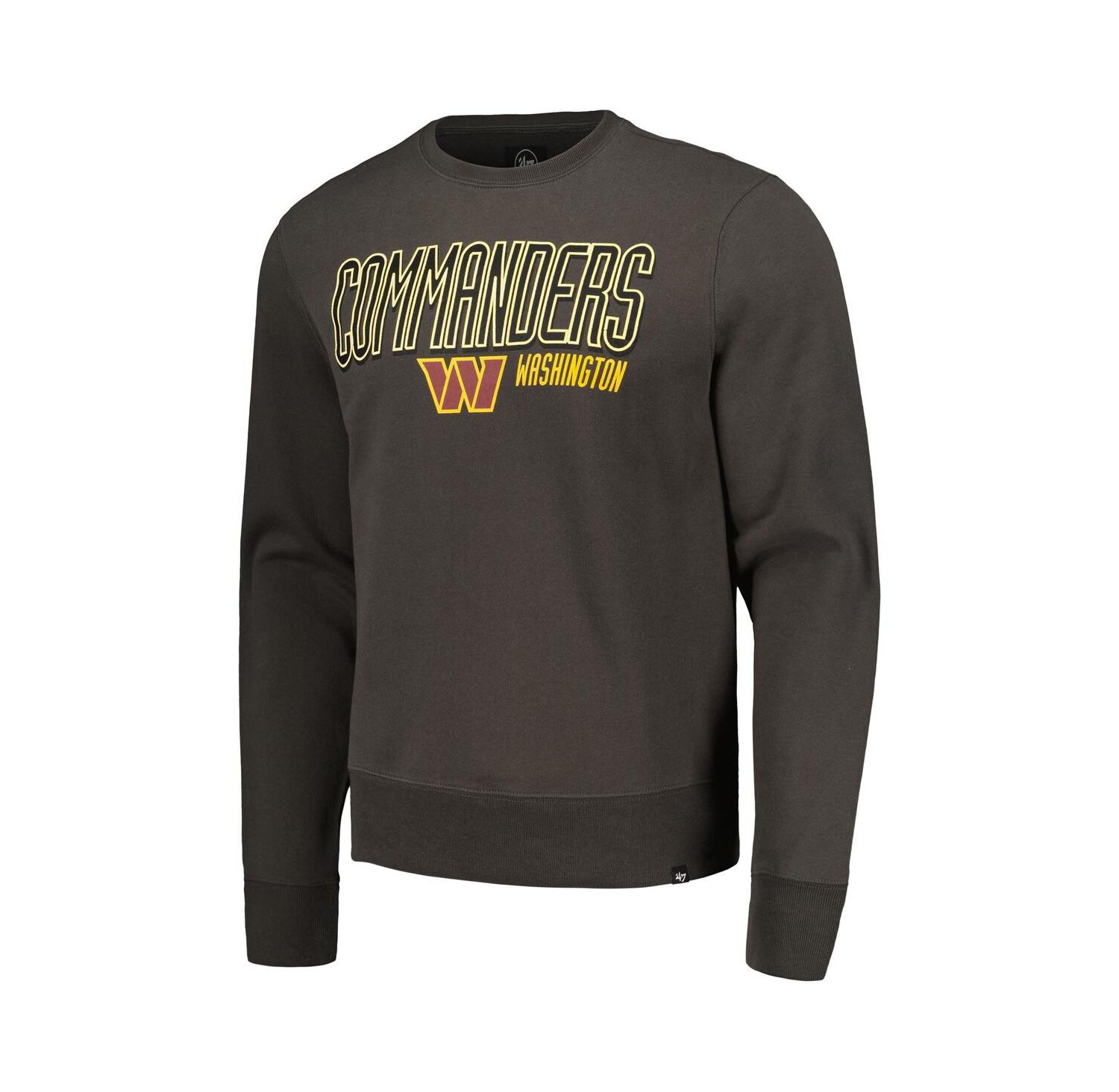 Men's Charcoal Washington Commanders Locked In Headline Pullover Sweatshirt