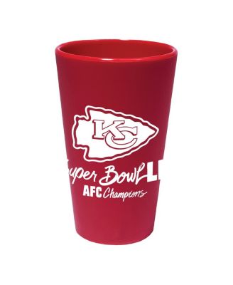 Wincraft - Kansas City Chiefs 2024 AFC Champions 16oz. Silicone Pint Glass