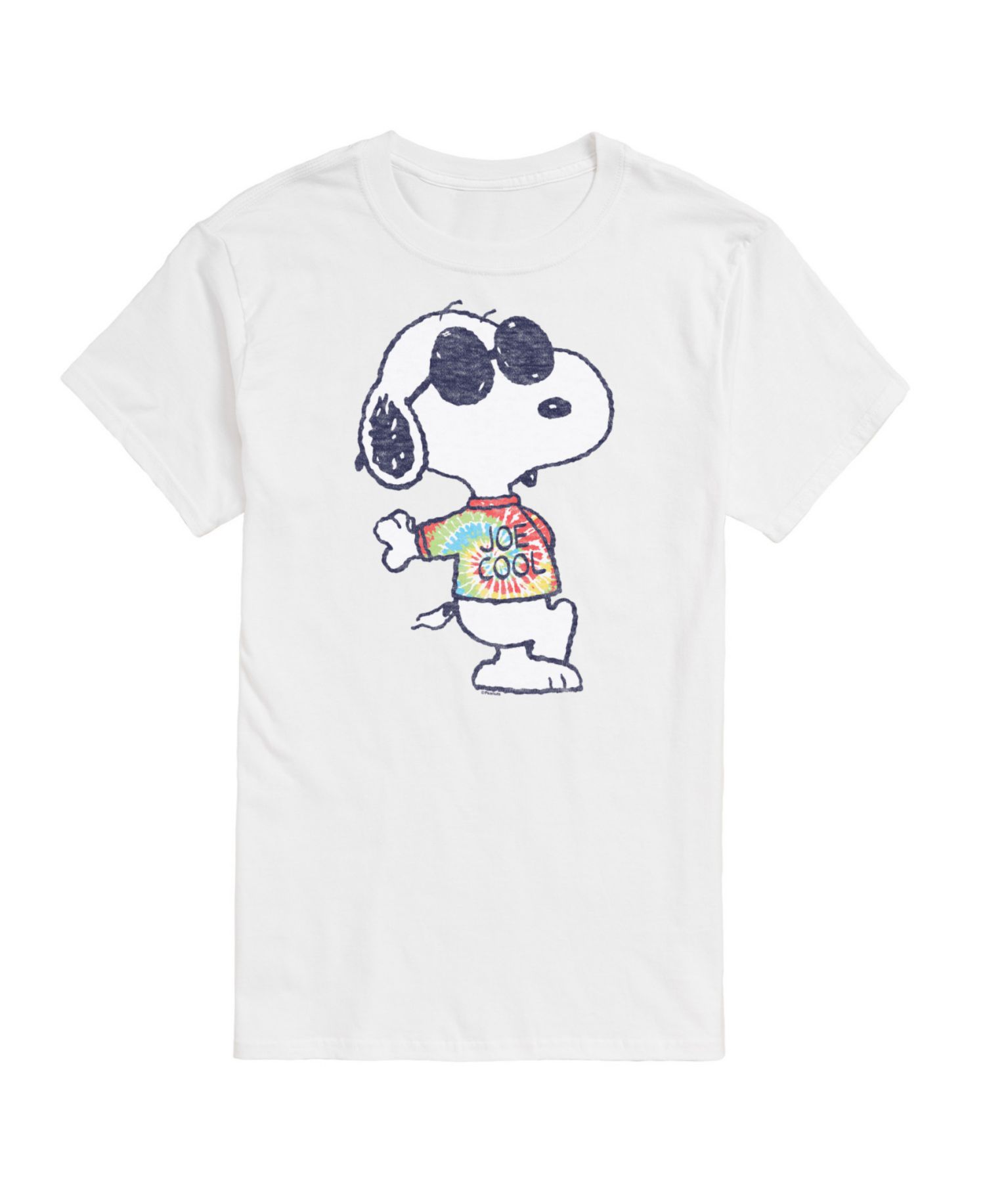 Men's Peanuts Joe Cool Tie Dye Short Sleeve T-Shirt