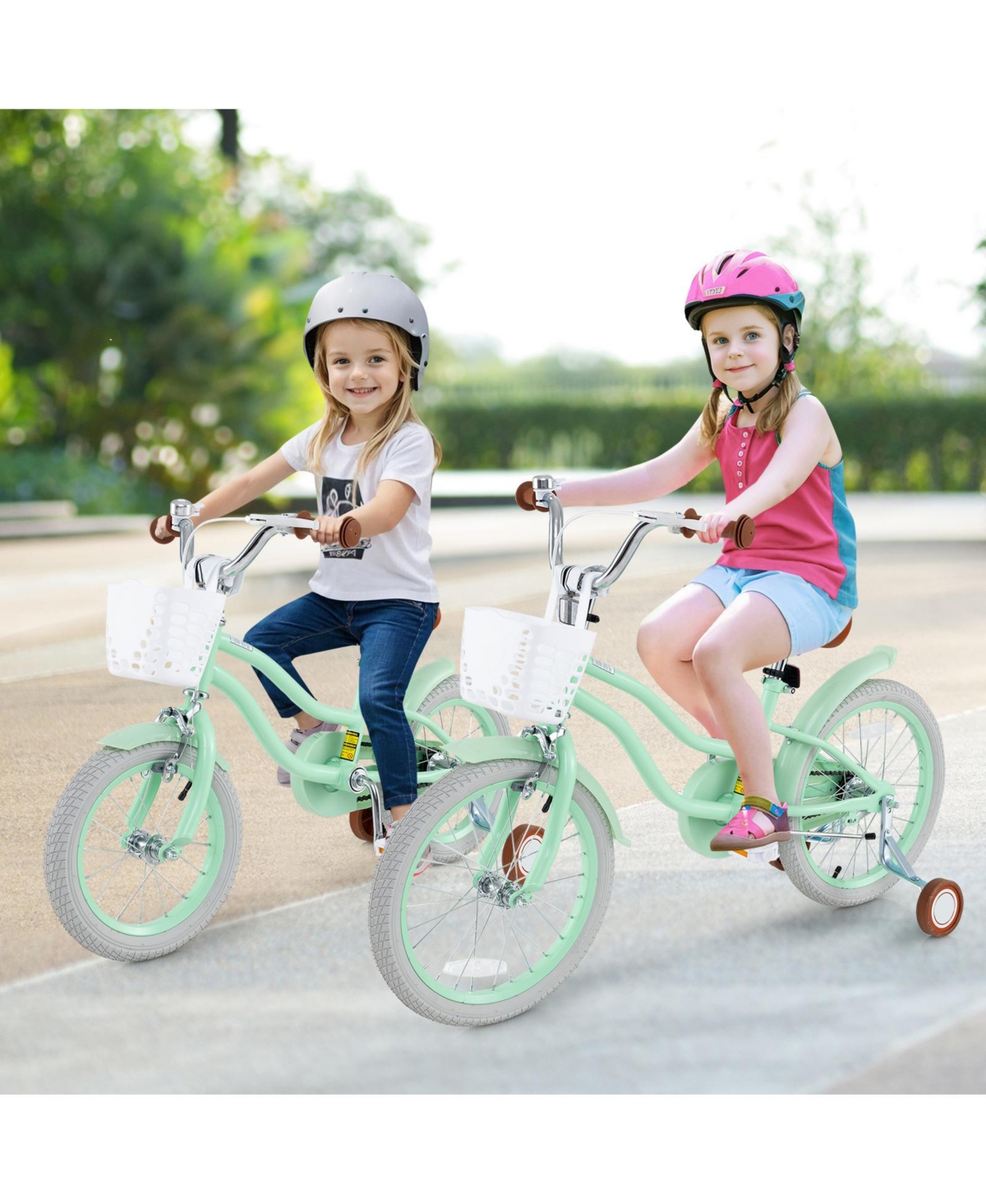 Kids Bike with Adjustable Seat and Bell for Kids 3-8 Years Olds