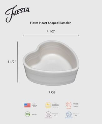 Heart Shaped Ramekin, 7 oz. 