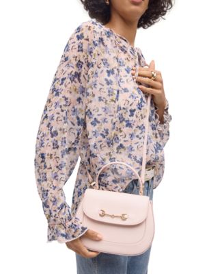 Loraine Small Leather Top Handle Crossbody