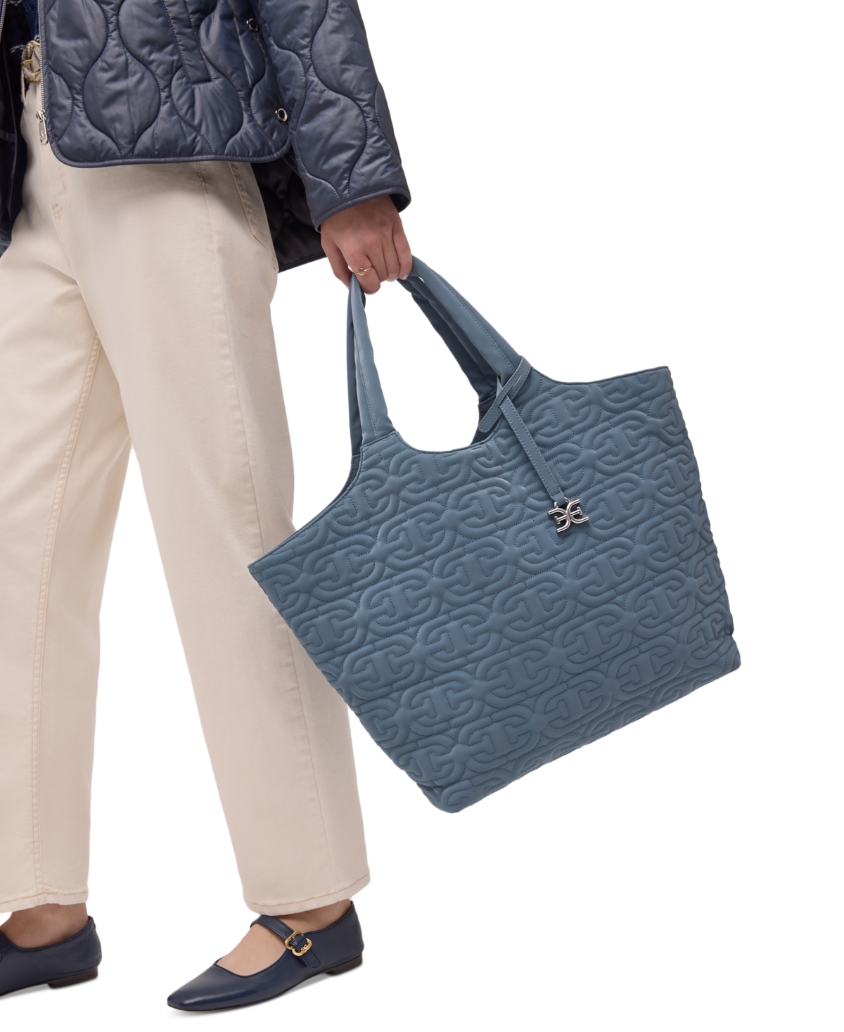 SAM EDELMAN ETHYL EXTRA-LARGE COLLAPSIBLE TOTE 