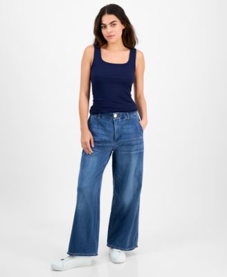 Petite "Ab"solution Skyrise Wide-Leg Pants