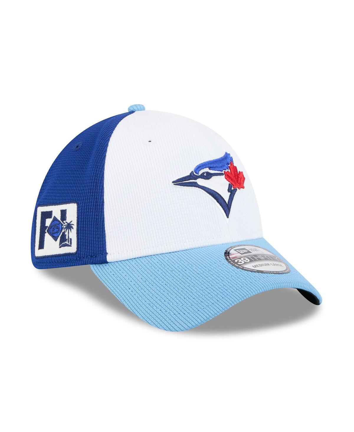 New Era Men's White Toronto Blue Jays 2025 Spring Training 39thirty Flex Hat In White