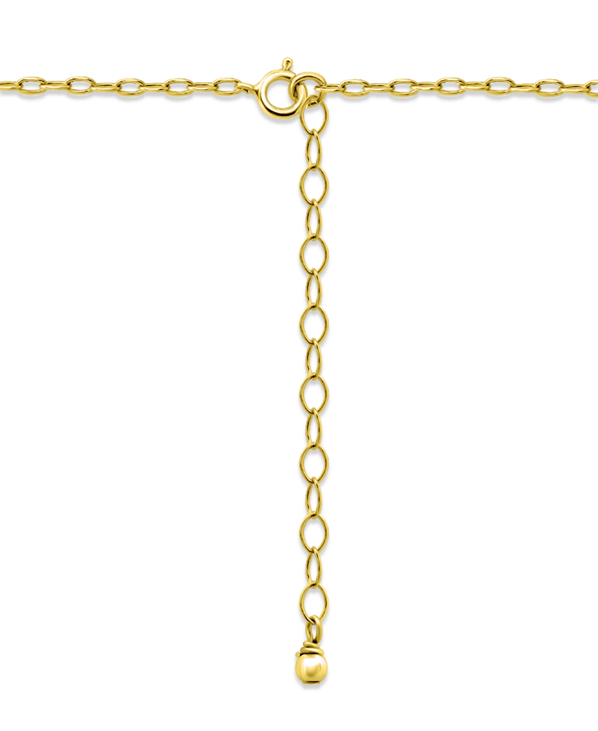 Giani Bernini Cubic Zirconia Pear Bezel Pendant Necklace, 16" + 2" Extender, Exclusively At Macy's In Gold