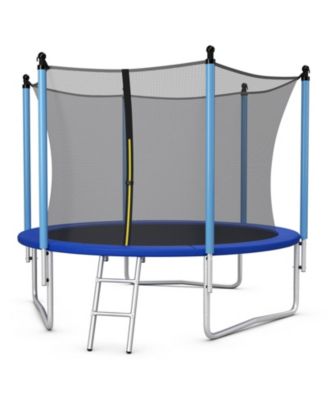 Outdoor Trampoline with Safety Closure Net
