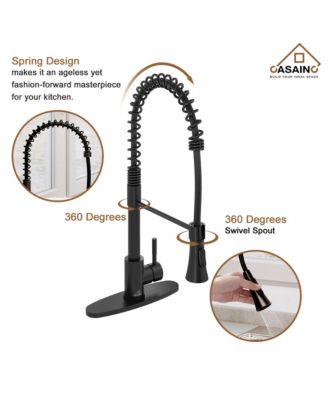 36" L x 19" W Drop-in Stainless Steel Kitchen Sink with Faucet Included