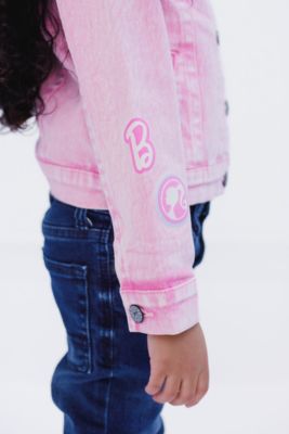 Girls Pink Denim Jacket