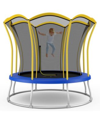 Unique Flower Shape Trampoline with Galvanized Steel Frame