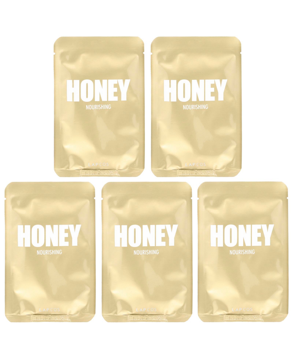 Honey Beauty Sheet Mask Set Nourishing 5 Sheets - 0.91 fl oz (27 ml) Each