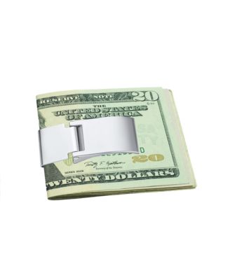 Large Wide Strong Hinged Style Money Clip Card Holder Stainless Steel