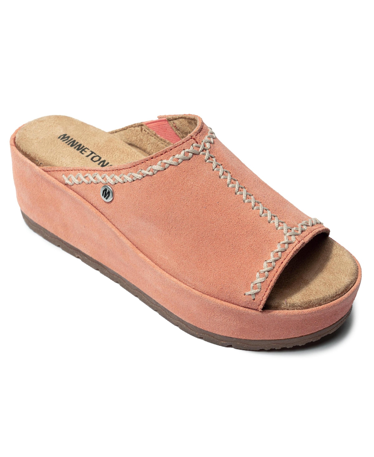 Women's Paislee Suede Wedge Sandals - Coral