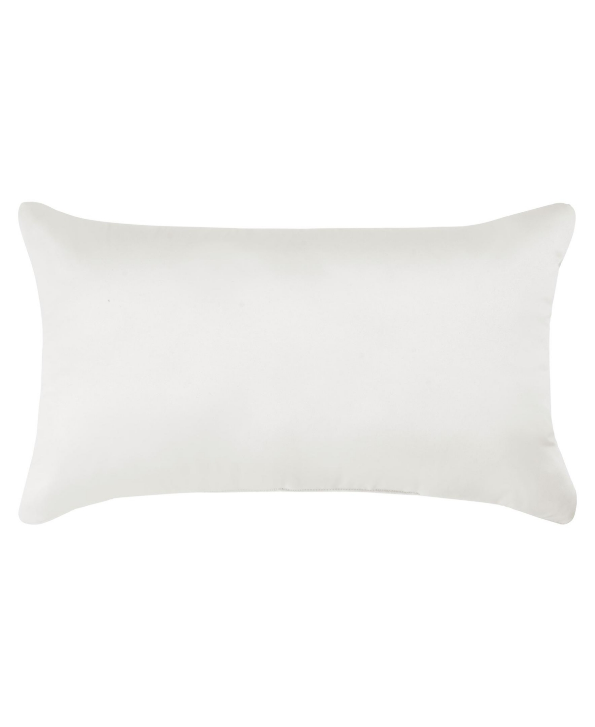 J Queen New York Brilliance Quilted Boudoir Decorative Pillow, 12" X 20" In Ivory