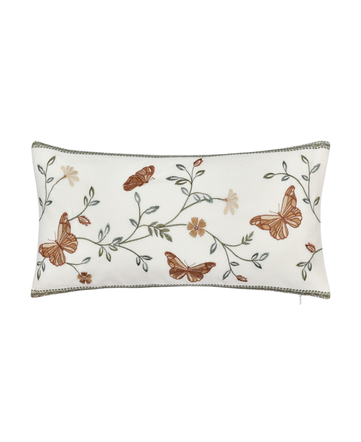 J Queen New York Athena Boudoir Decorative Pillow, 11" X 21" In Harvest