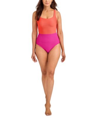 Tommy Bahama - Women's Colorblocked One-Piece Swimsuit