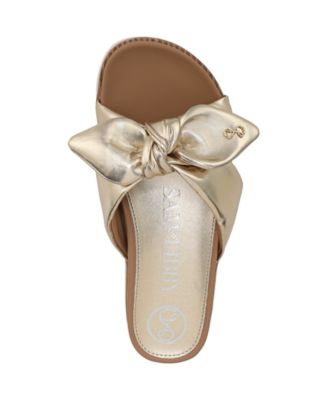 Women's Astrid Bow Platform Footbed Sandals