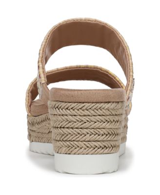 Women's Charlee Platform Double Band Espadrille Wedge Sandals