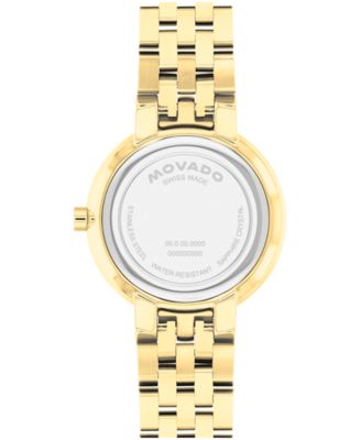Women's Museum Classic Swiss Quartz Yellow PVD Watch, 29.5mm