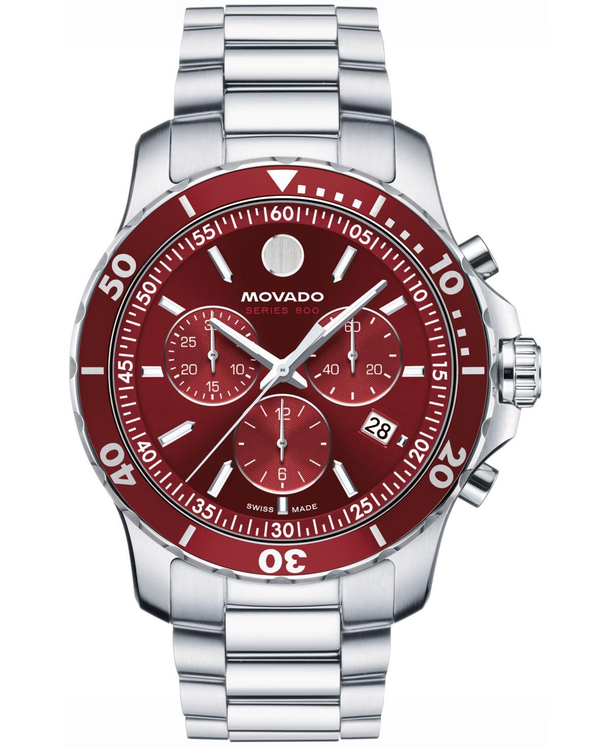 Мужские швейцарские кварцевые часы с хронографом Series 800 Performance из стали, 42 мм