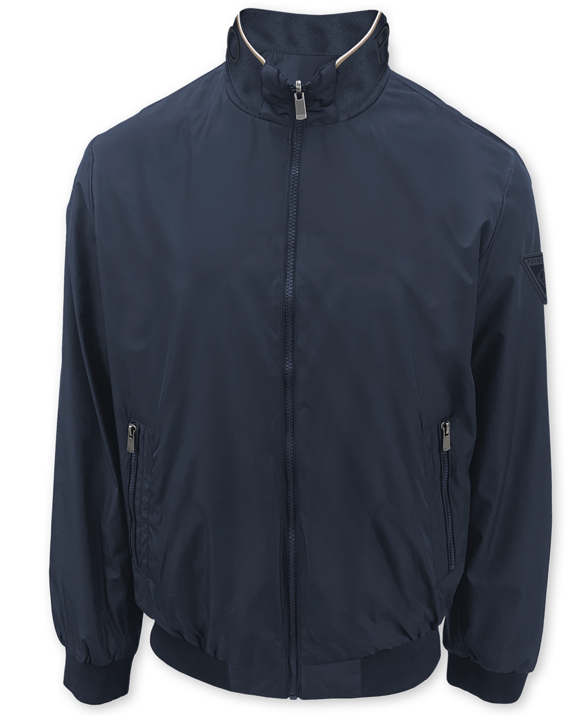 Point Zero High Density Nylon Windbreaker In Navy