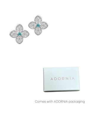 Turquoise Flower Earrings