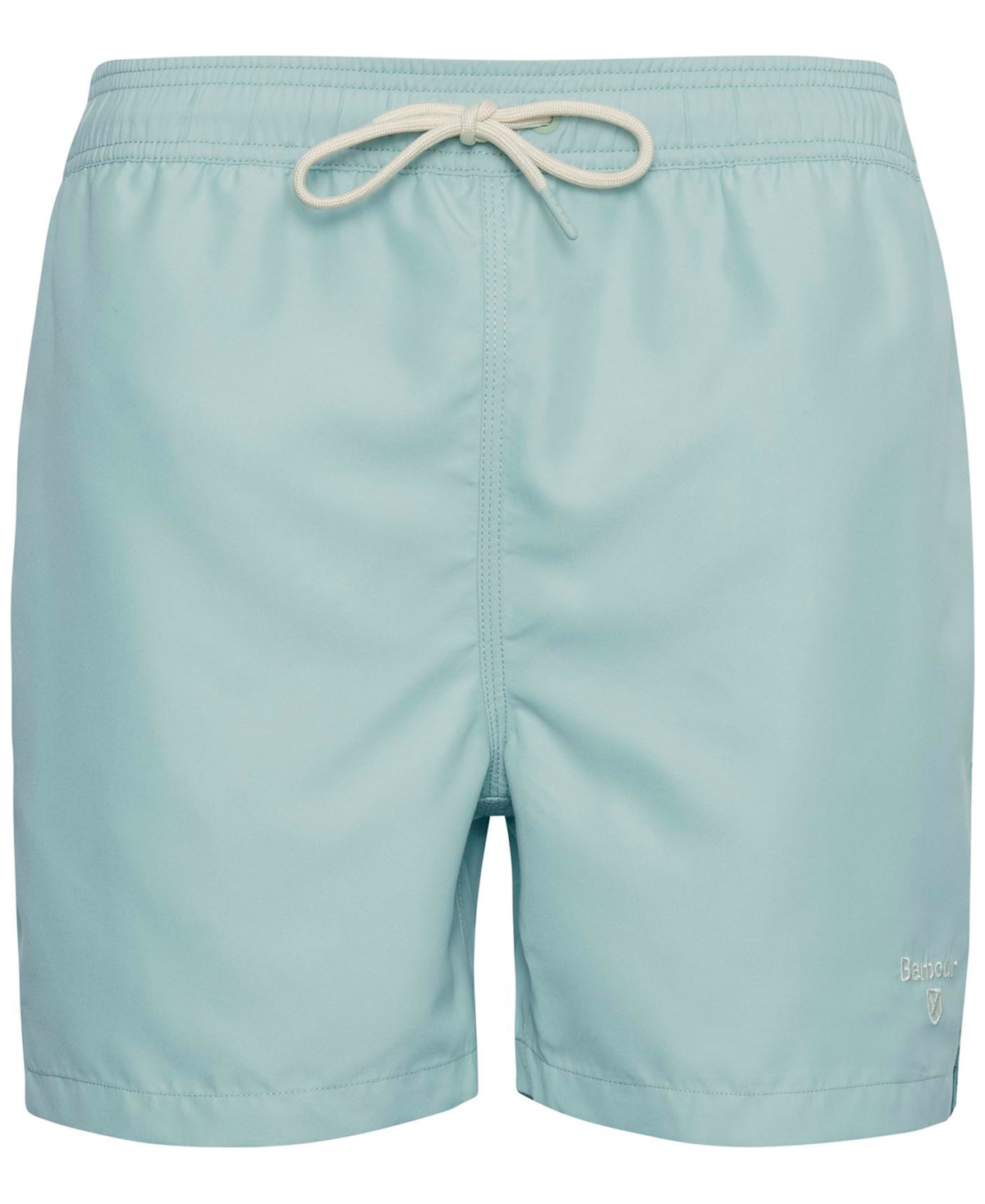 Barbour Staple Logo Swim Trunks In Pale Apple