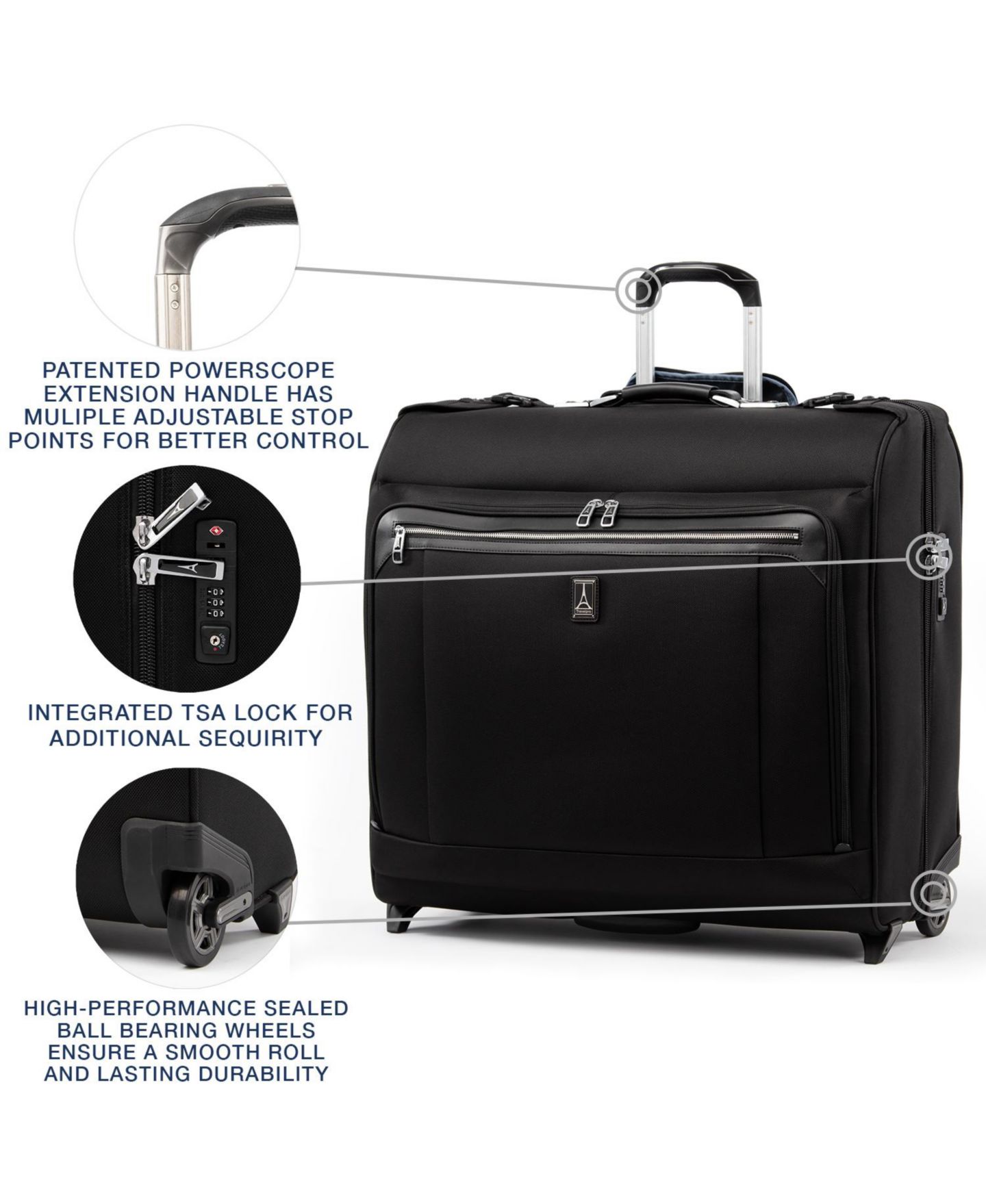 Сумка Travelpro Platinum® Elite 24" Rolling Garment — фото 12