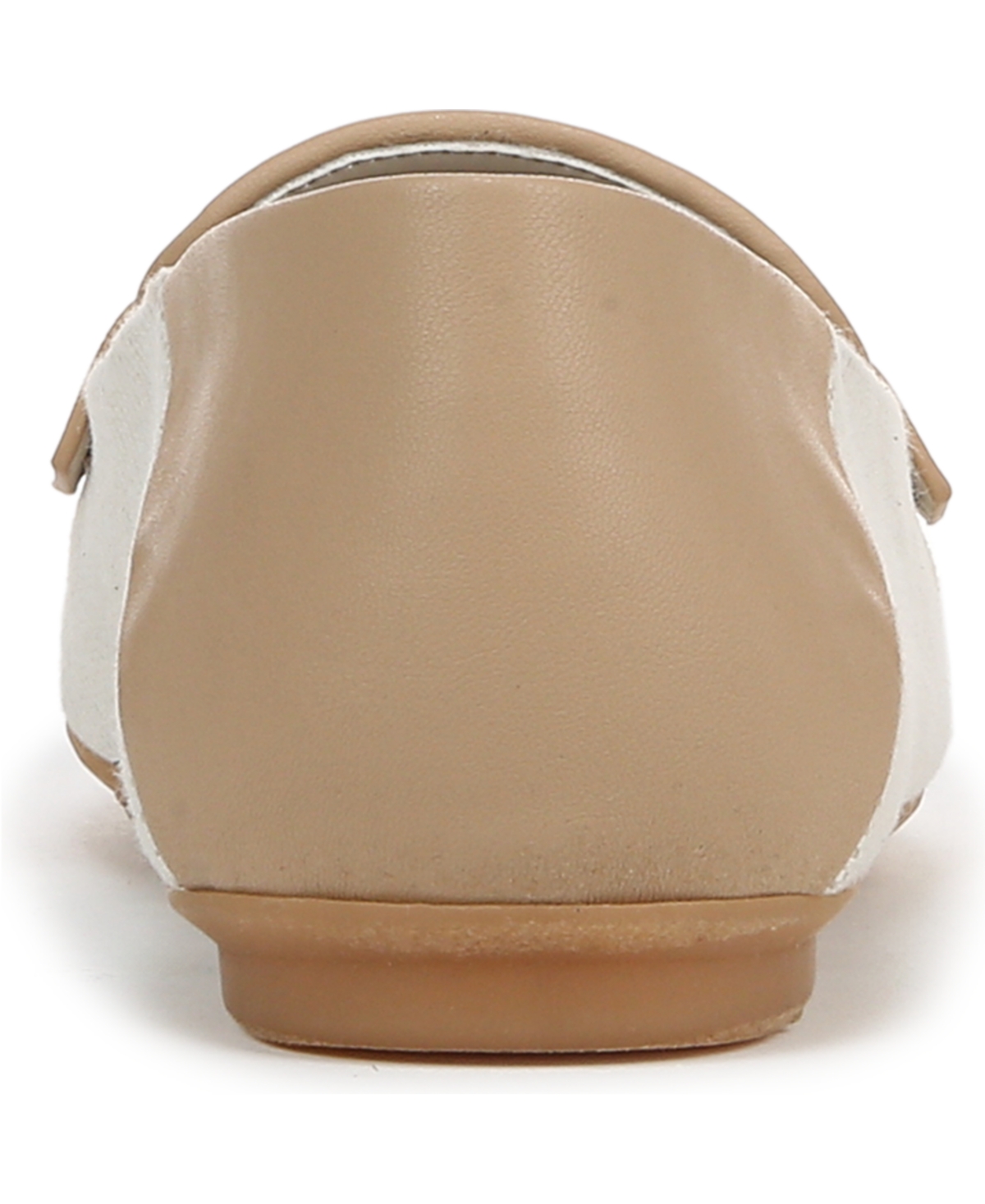 Franco Sarto Zury Penny Loafer In Beige Faux Leather,canvas