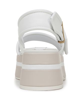 Piper Square Toe Slingback Platform Sandals