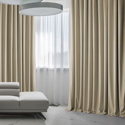 Extra Wide Heritage Plush Velvet Room Darkening Curtain