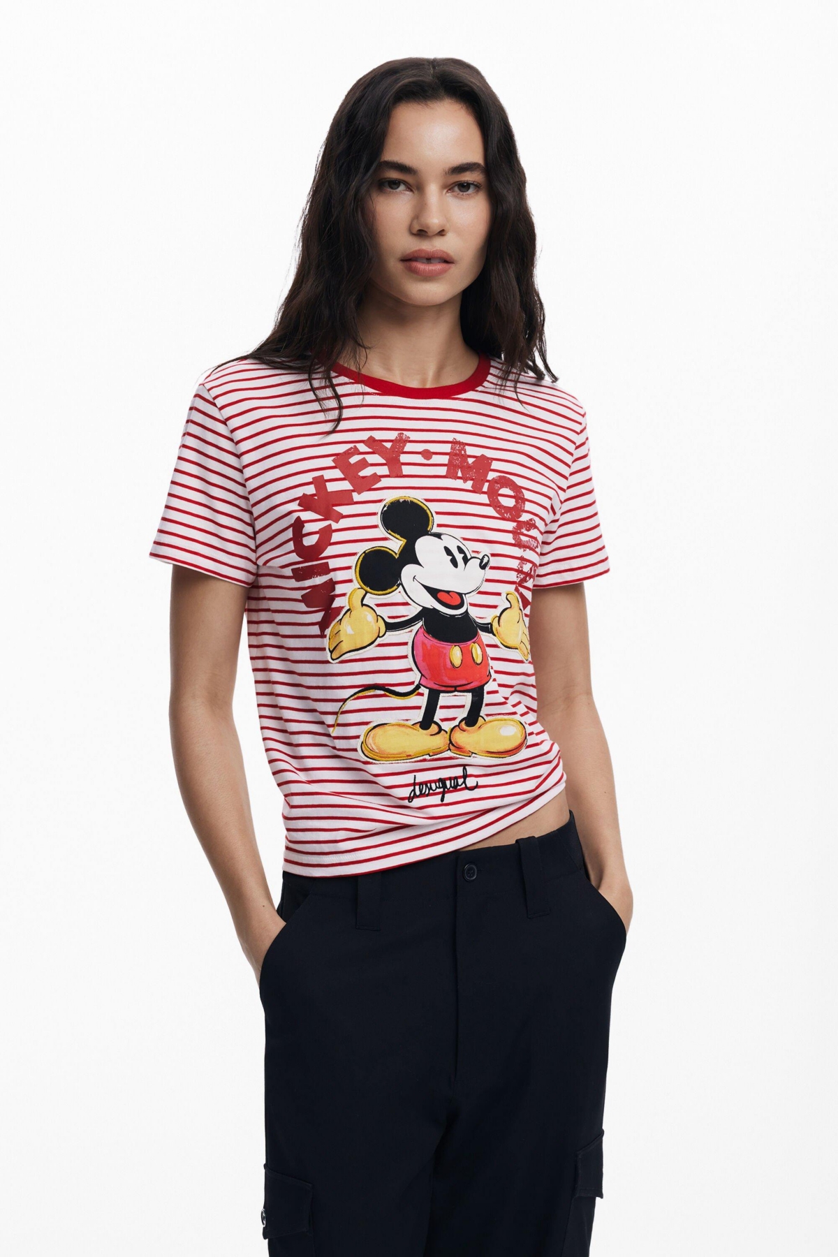 Women's Mickey Mouse T-shirt - Red