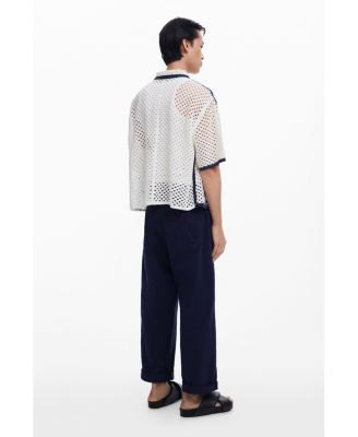 Men's Palm tree lace shirt