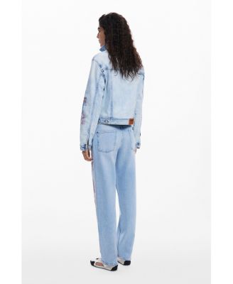 Women's Denim jacket with patches