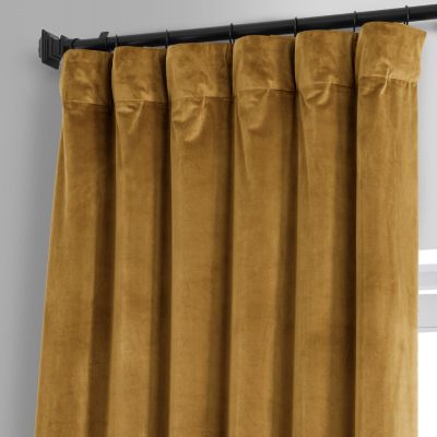 Signature Plush Velvet Hotel Blackout Curtain