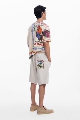 Men's BuenaVida postcard T-shirt