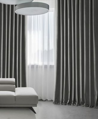 Extra Wide Heritage Plush Velvet Room Darkening Curtain