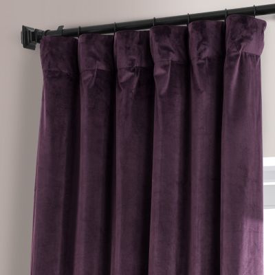 Signature Plush Velvet Hotel Blackout Curtain