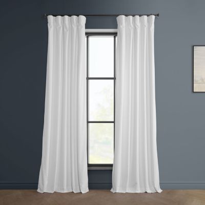 Heritage Plush Velvet Room Darkening Curtain