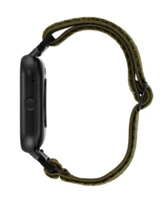 Connect Eclipse Dark Green Woven Elastic Smartwatch, 45mm