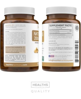 Nattokinase 2000 FU (Non-GMO), Powerful Nattokinase Supplement Made from Naturally Fermented Soybeans for Heart Health Support, 60ct