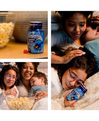 Restful Sleep Kids Vitamin Gummies with Melatonin, Sleep Gummies for Children, Smurfs Berry Flavored, 50ct