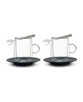 Villeroy & Boch Manufacture Rock Insulated Coffee Mugs, Set of 2