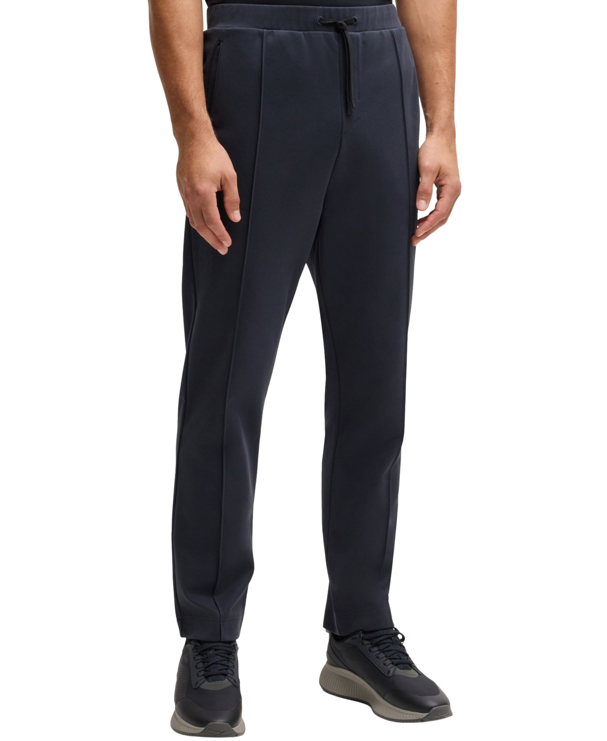 Hugo Boss Boss By  Men's Double B Monogram Tracksuit Bottoms In Dark Blue