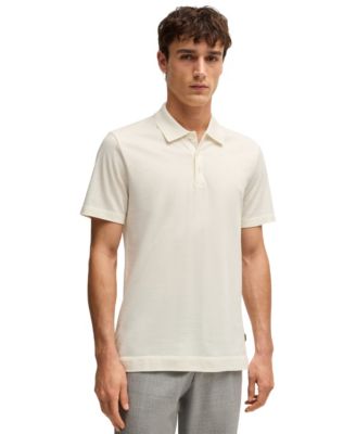 Hugo Boss - Men's Two-Tone Cotton Silk Regular-Fit Polo