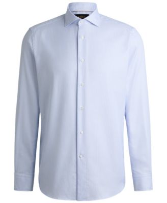 Men's Crease-Resistant Regular-Fit Dress Shirt
