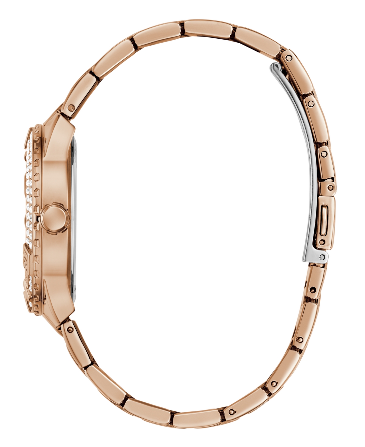 Guess Women's Analog Rose Gold Tone Stainless Steel Watch, 36mm In Rose Gold Tone