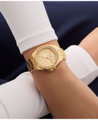 Women's Analog Gold Tone Stainless Steel Watch, 34mm