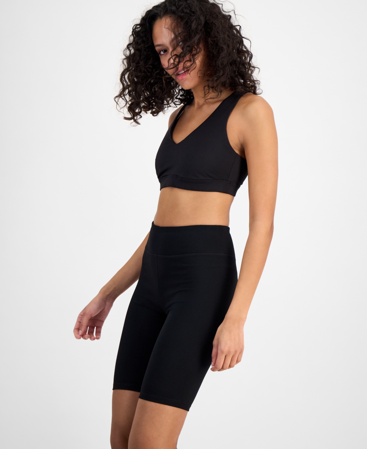 ID IDEOLOGY WOMEN'S SOFT 10.5" BIKE SHORTS, EXCLUSIVELY AT MACY'S 