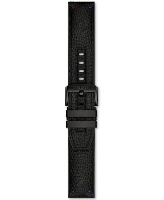 Men's Swiss Chronograph Supersport NBA Special Edition Black Leather Strap Watch 45mm